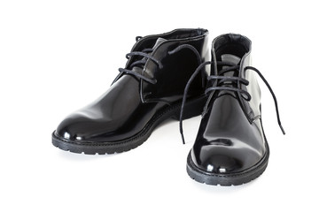 Male shoes isolated on white background