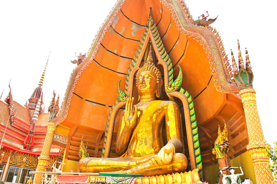 Big Buddha Statue at Wat Tham Sua Temple ,Kanchanaburi Province, Thailand.