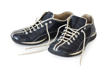 Male shoes isolated on white background