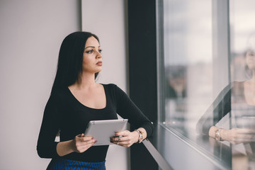 Smart business woman at work