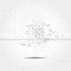 Obraz premium Abstract Technology Background