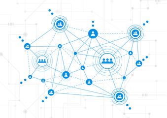 Connection technologies for business. Mixed media
