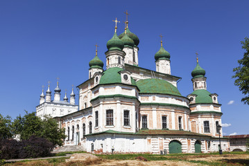 Fototapeta na wymiar Pereslavl-Zalessky. The Assumption Goritsky Monastery. Assumption Cathedral, Yaroslavl region, Russia