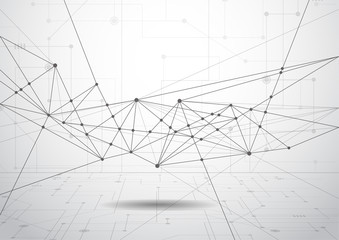 Abstract Technology Background