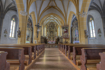 Fototapeta na wymiar Werfenweng - Kirche - Österreich 