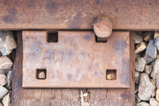 Steel Plate on a Railroad Track