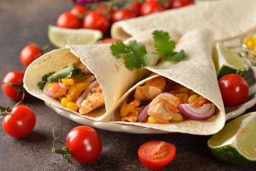 Fajita with chicken