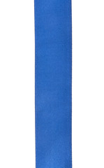 Blue ribbon isolated on white background