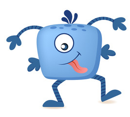 Cute cartoon monster