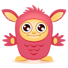 Cute cartoon monster