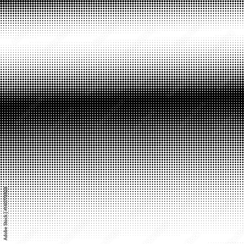 Leinwandbilder Halftone gradation / gradient pattern, abstract geometric pointillist texture