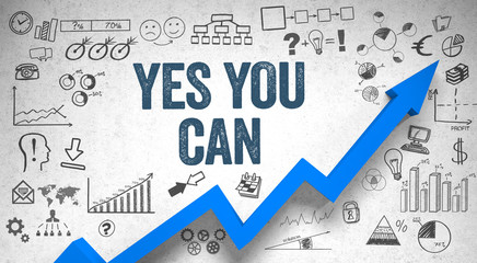  Yes you can / Wall / Symbols / Arrow