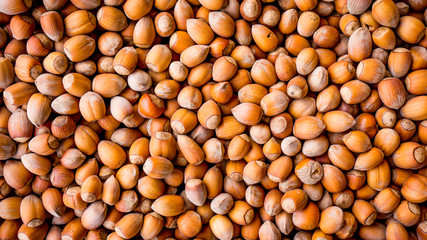 Nuts. nuts background pattern. Texture