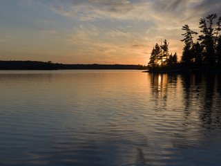 Fototapeta na wymiar Lake of the Woods, Ontario, Canada