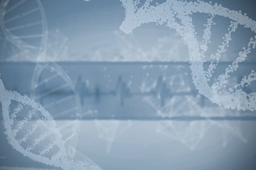 Spiral pattern of helix model