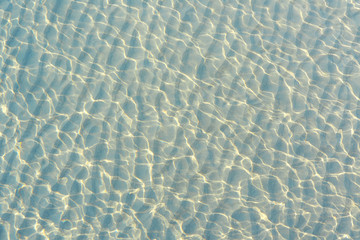 Fototapeta na wymiar transparent sea water