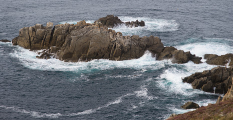 Fels im Meer Bretagne 