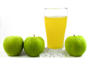 Apple and ice