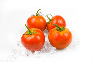 Tomato and ice