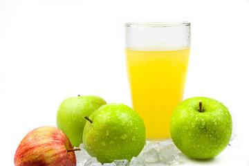 Apple and ice