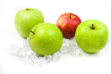Apple and ice
