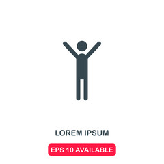 Surrender icon vector