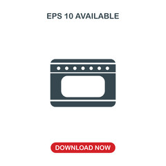 Oven icon vector