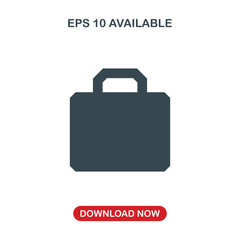 Briefcase icon vector