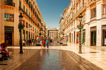 Naklejka premium A Day in Malaga