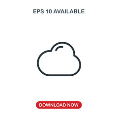 Cloud icon vector