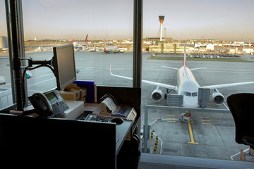 Airplane at Airport, London Heathrow