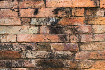 Old  brick wall, Abstract vintage stone block.