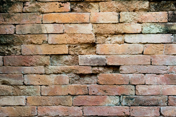 Old  brick wall, Abstract vintage stone block.