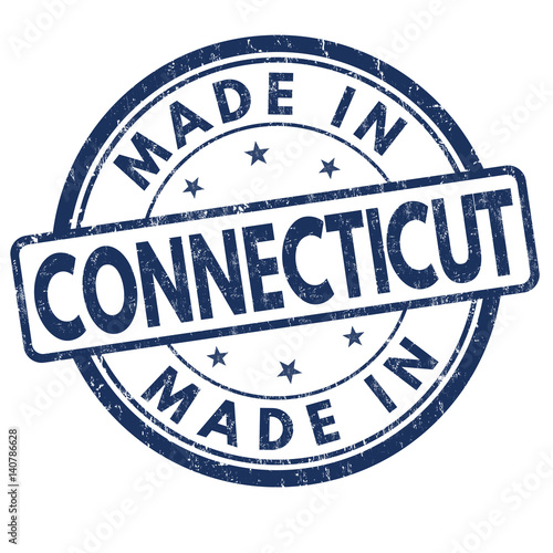 "Made in Connecticut sign or stamp" fichier vectoriel libre de droits