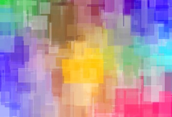 Background of multicolored rectangle