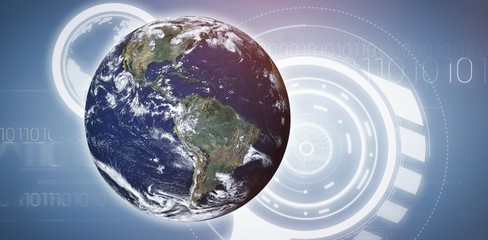 Composite image of earth