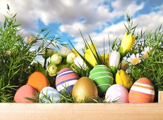 Easter eggs.