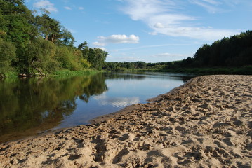 Spalski Park Krajobrazowy, Rzeka Pilica.