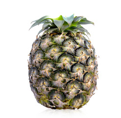 pineapple on white background