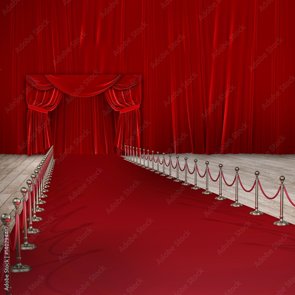 Poster composite image of composite image of red carpet event
