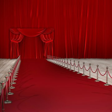 Composite image of composite image of red carpet event