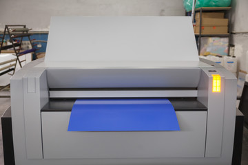 Thermal digital plate on the CTP in the printing house