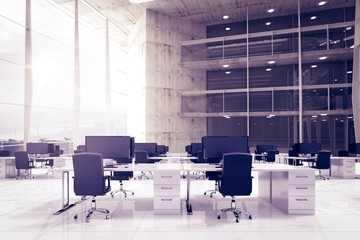 Composite image of office furniture