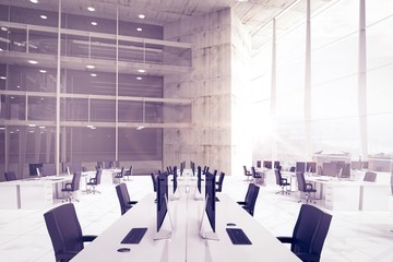 Composite image of office furniture