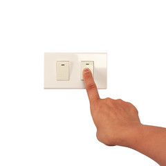 Hand touch electric-switch.