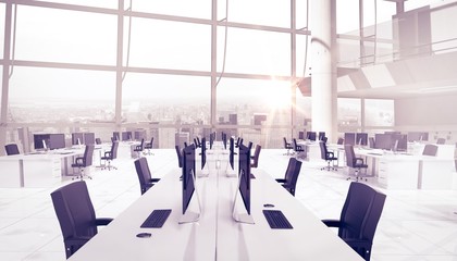 Composite image of office furniture