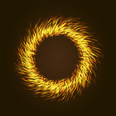 Abstract firework background