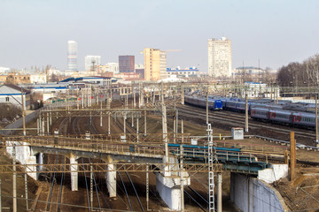 Railway. The arteries of the big city