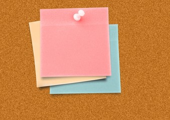 Sticky Note against a board