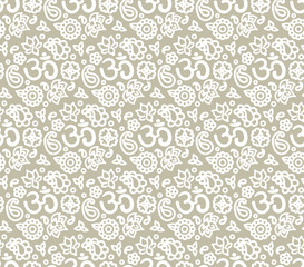 OM seamless pattern